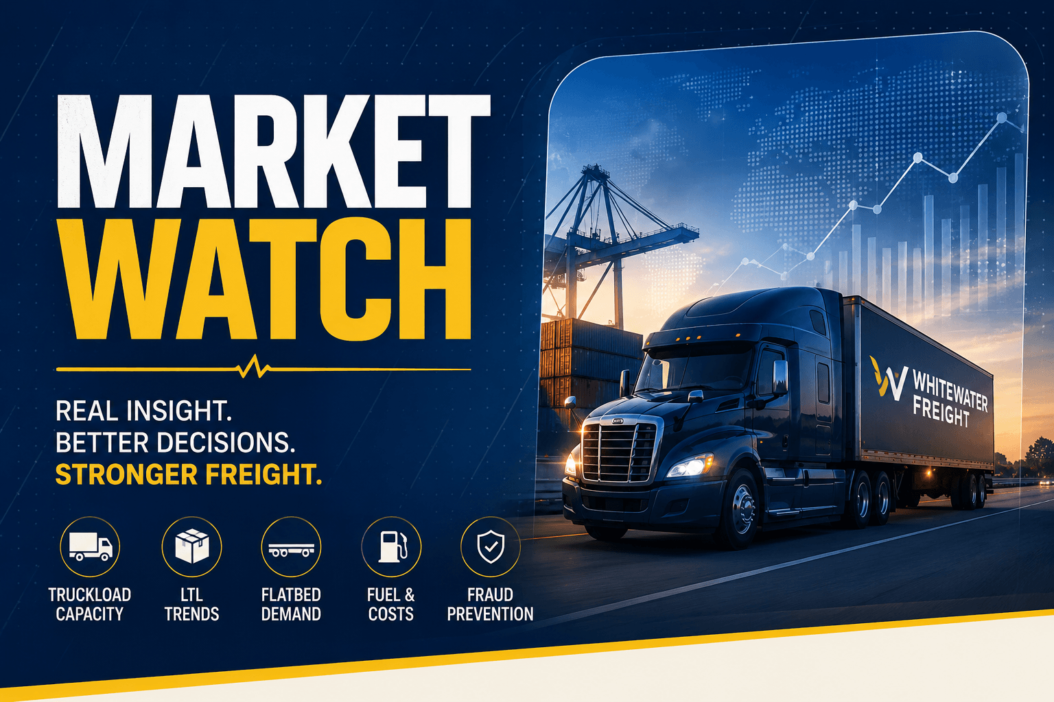 Whitewater Freight Market Watch graphic